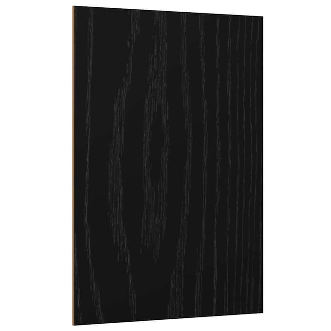 vidaXL - Decor - Panels - 12 - st - Zwart - eiken - 30 - x - 42 - x - 0,27 - cm - Bewerkt - hout