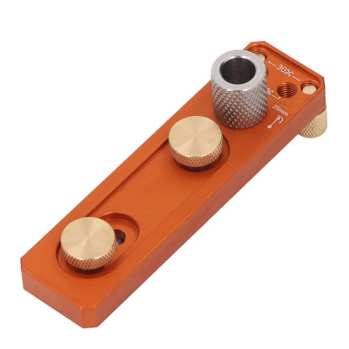 Kit d'ensemble de guide de perçage de profilé en aluminium Gabarit d'extrusion de trou d'accès unique avec mèche étagée fraisée M6 30 20 Coulisseau