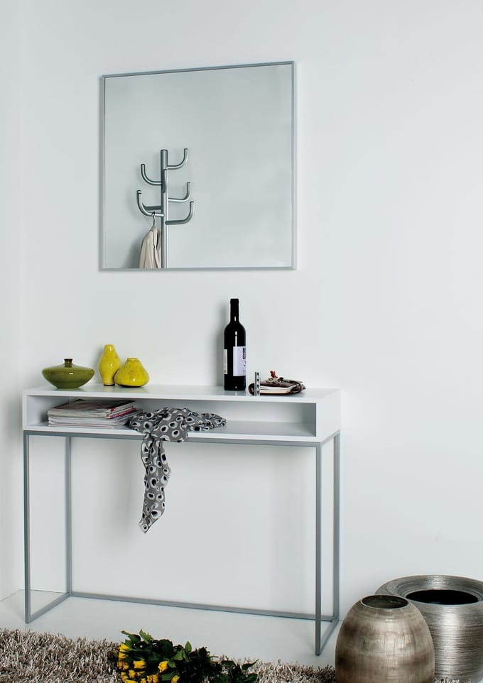 Jan Kurtz - Dina consoletafel - zilver - wit