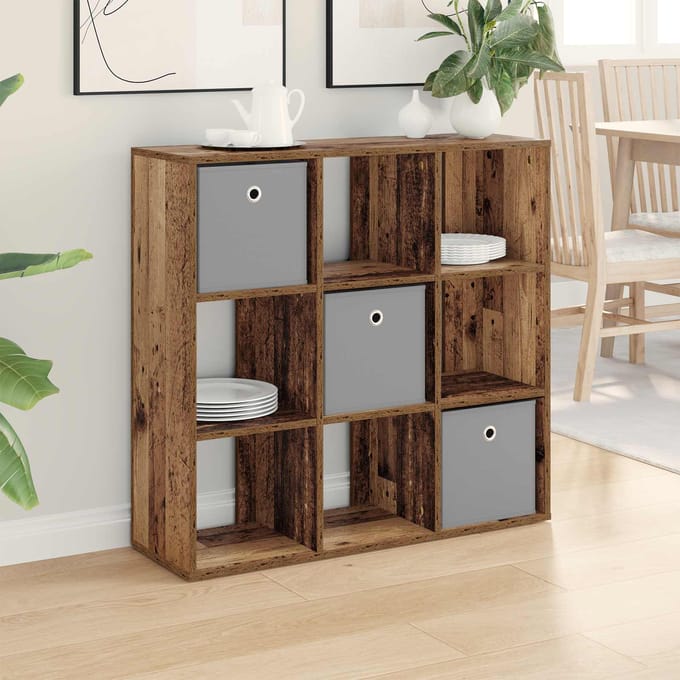 vidaXL - Dressoir - Oudhout - 88,5 - x - 29 - x - 84,5 - cm