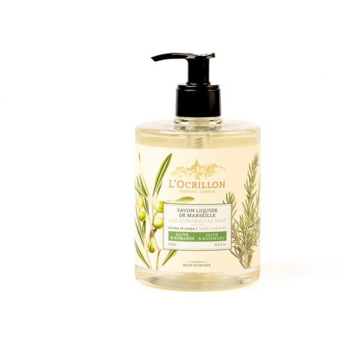 L'Ocrillon Liquid Marseille Soap Olive-Rosemary 500 ml