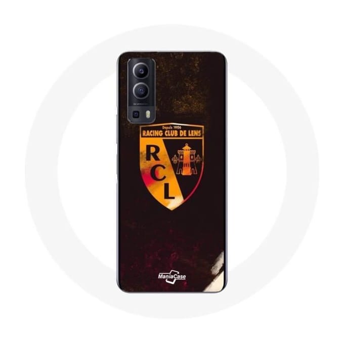 Vivo Y72 case rcl lens oranje zwarte achtergrond