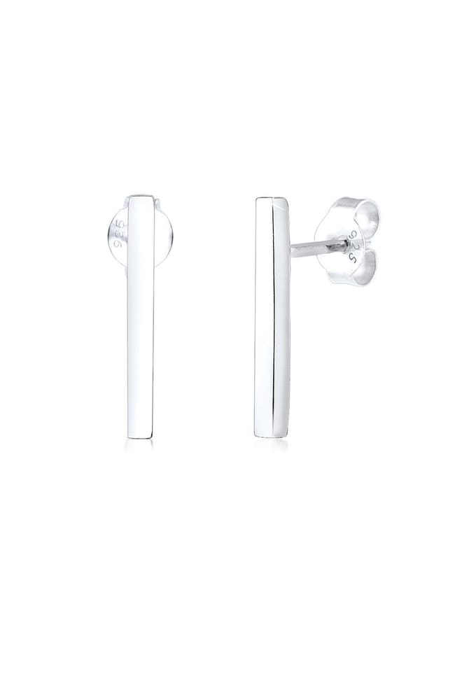 Elli Oorbellen Staaf Geo Minimal 925 Zilver