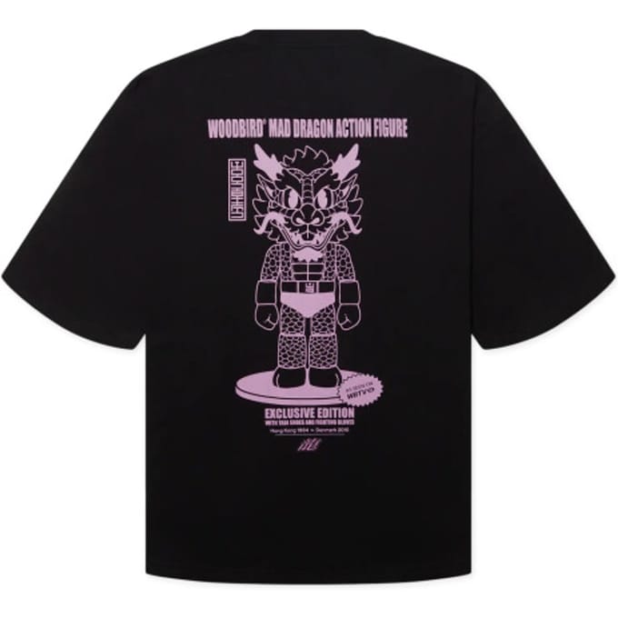 Woodbird Wbbeam action tee 2636-405 black