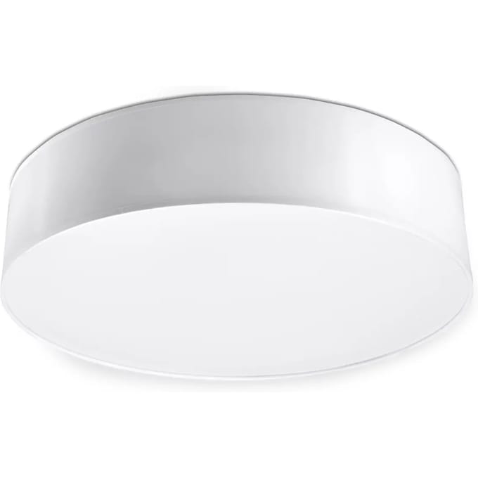 Sollux Lighting Plafondlamp Arena - E27 - wit - PVC - 11x45x45cm