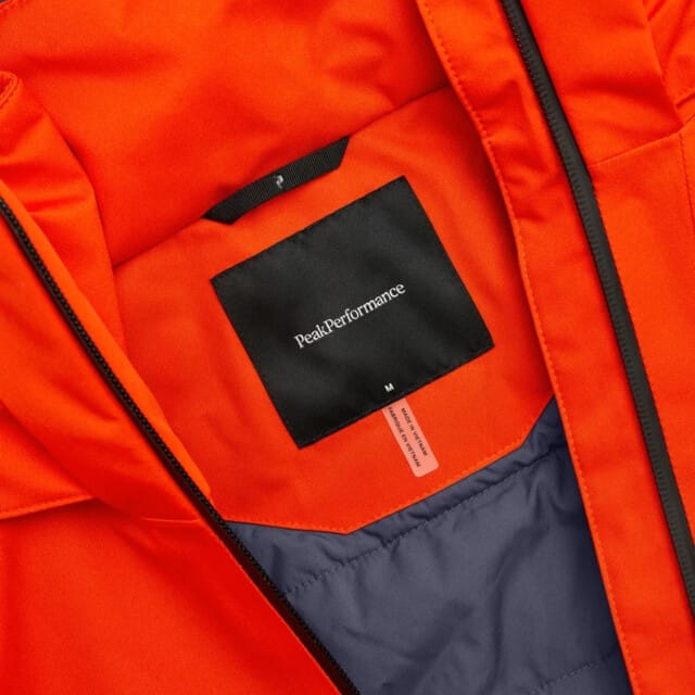 Peak Performance M Maroon Insulated Skijas heren Oranje M