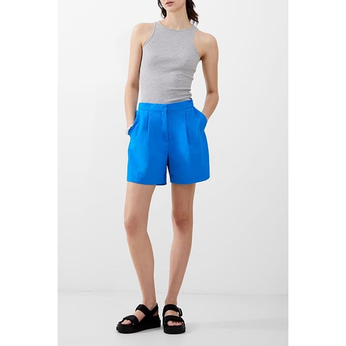 French Connection Alora Shorts Blue Taglia: 6 | Pantaloncini Outlet | Donna | Blu