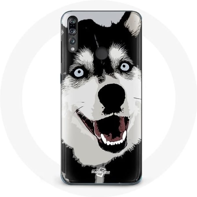 Coque - Husky de Sibérie - Huawei P30 Lite - Souple - Noir - Protection