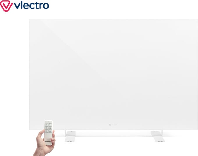 Vlectro - Slim infraroodverwarmingspaneel met instelbare timer - 520 W