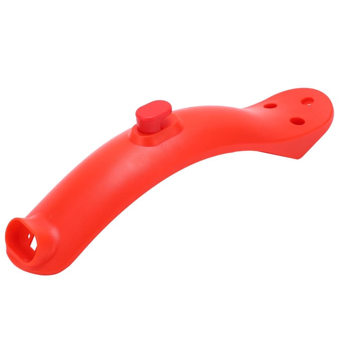 Garde-boue arrière de scooter électrique avec conception bec de canard et crochet pour Xiaomi Mijia M365 électrique red