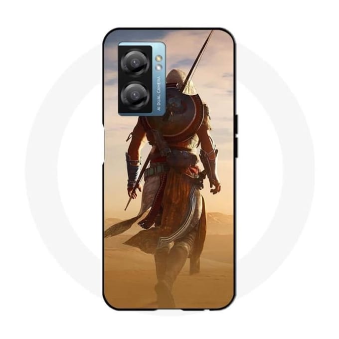 Oppo A77 5G case Assassin's Creed Soldier terug