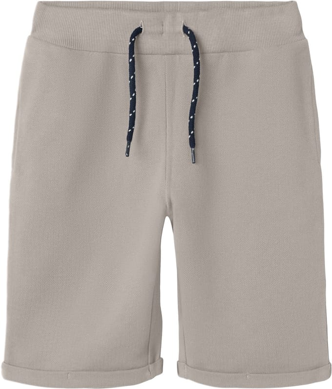 NAME IT - NKMVASSE SWE LONG SHORTS UNB - Jongens - Bermuda shorts - beige - maat 152