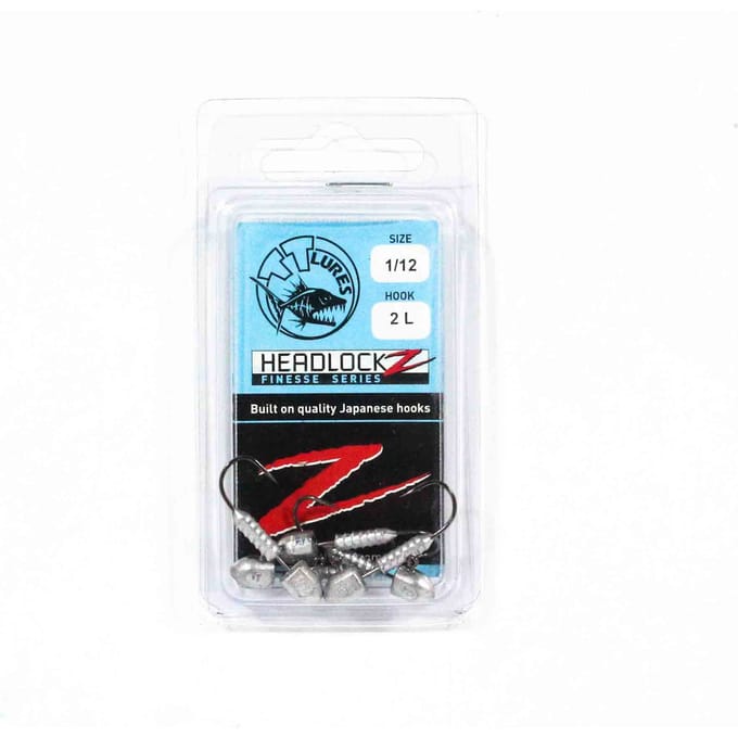 Tackle Tactics TT Headlockz Finesse Tête plombée 1/12 oz 2 5/paquet (3740)
