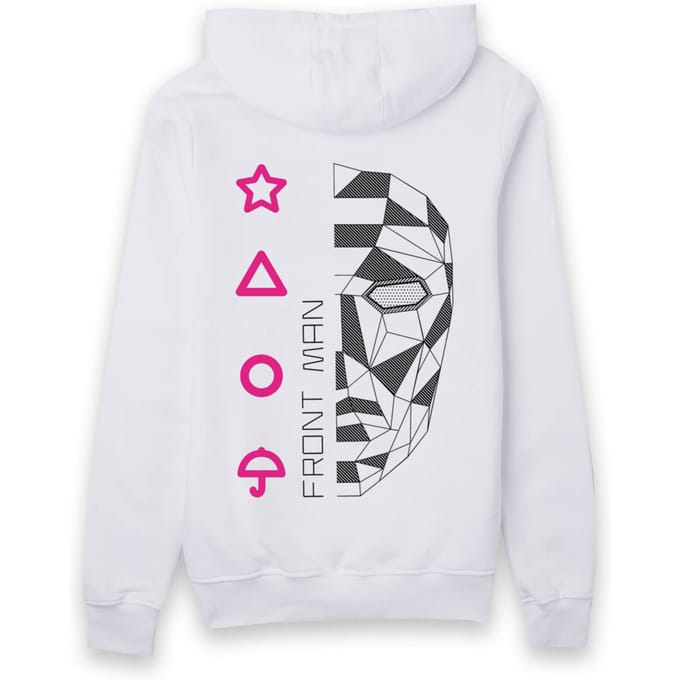 Squid Game Front Man Hoodie - White - M