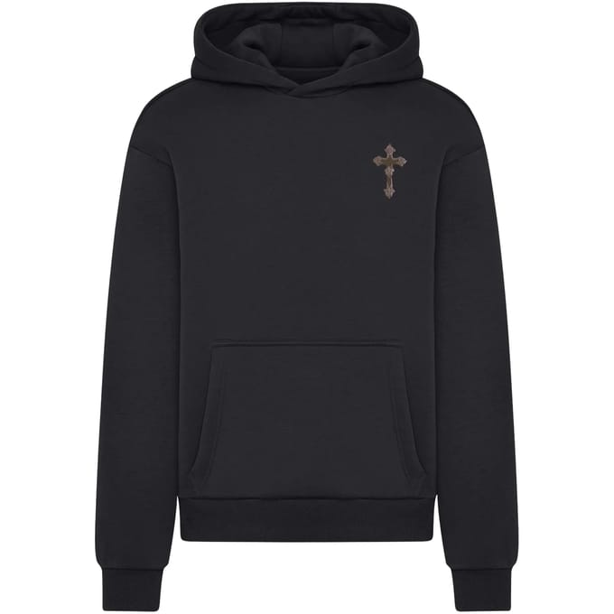 Mister Tee - Heavenly Prayers Fluffy Hoodie/trui - M - Zwart