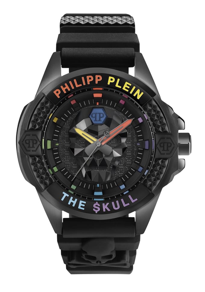 Philipp Plein PWAAA0621 De Schedel Herenhorloge 44mm zwart