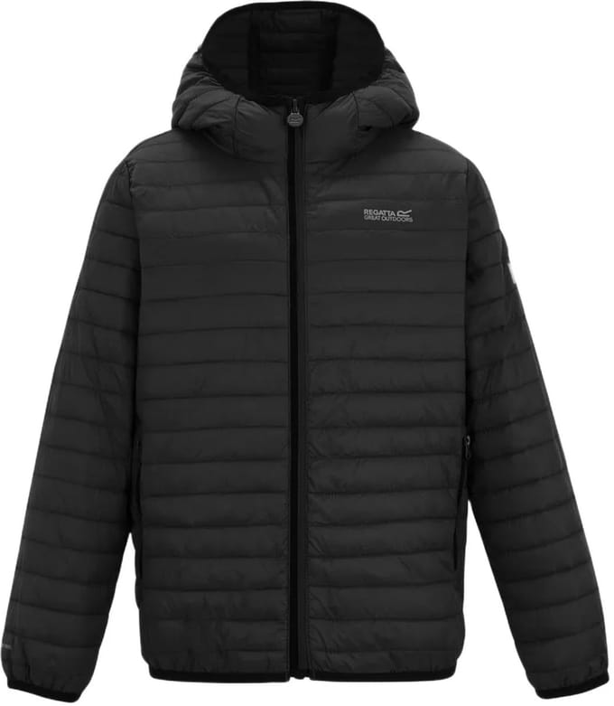 Kinderjas met capuchon en gewatteerde look (Hillpack)