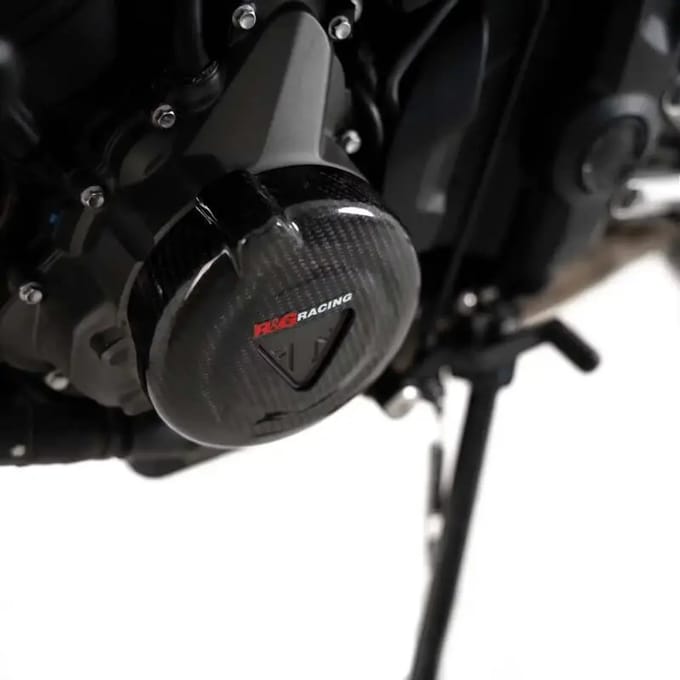 Couvre-carter moto links slider rechts R&G Racing Triumph Trident 660/660