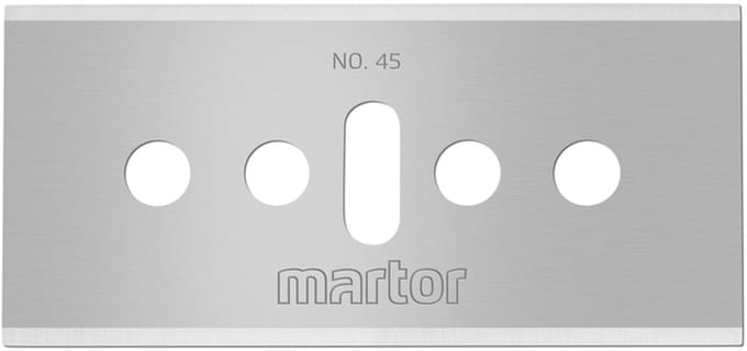 Reservemes Martor rechthoekig nr. 45 10 stuks