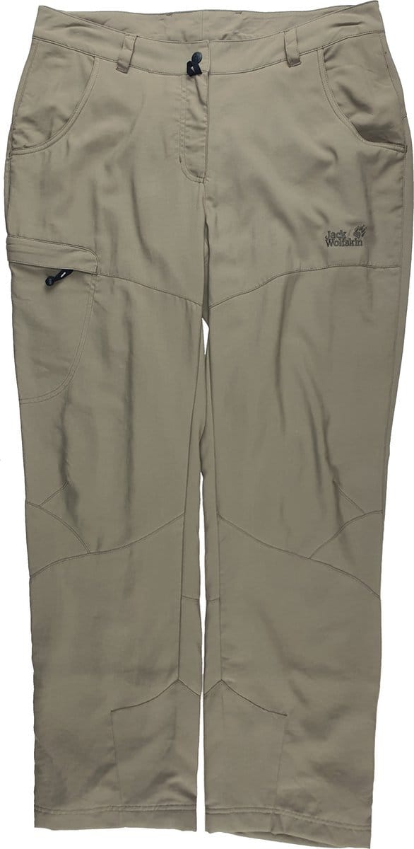 Jack Wolfskin Dames White Earth Pant Silver Mink Maat 46
