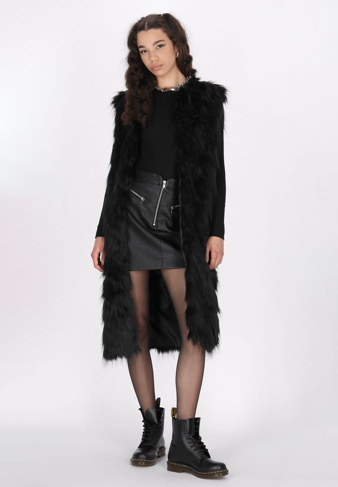 Mymo Vest Dames zwart