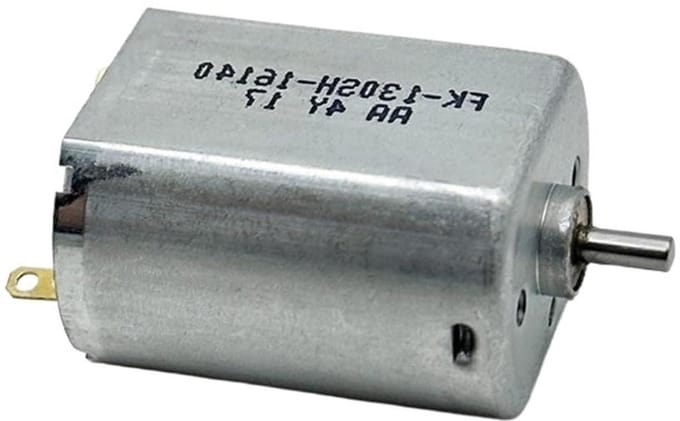 Micro Motor - Gelijkstroommotor - Hobby Projecten - Hoge Snelheid - 20mm As - Metaal