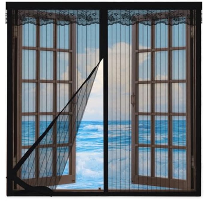 Horren voor Ramen 110x175cm met Magnetische Sluiting