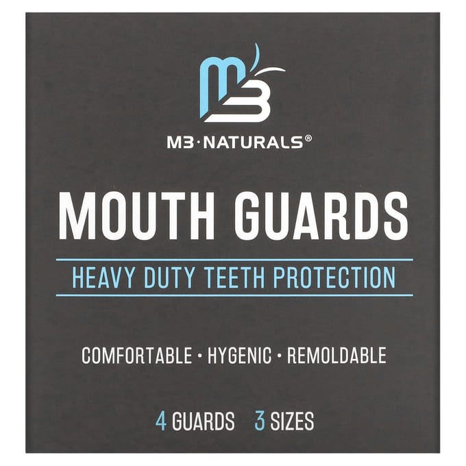 M3 Naturals, protège-dents, 3 tailles, 4 protège-dents white