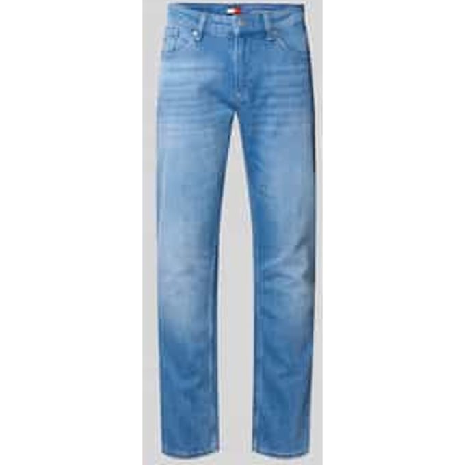 Slim fit jeans van katoenmix
