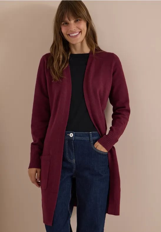 Lang vest met losse pasvorm