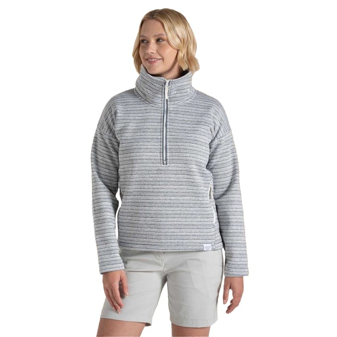 Craghoppers Dames/Dames Sweatshirt met Gestreepte Lange Mouwen (Stormgrijs)