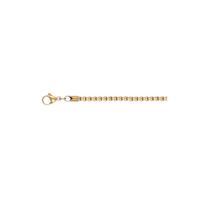iXXXi Men-Halsketting 60cm-Goudkleurig Mat-Heren Collier