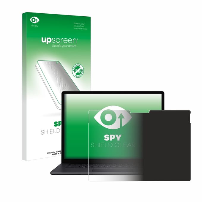 upscreen - privacy screenprotector voor Microsoft Surface Book 3 15" - Folie Beschermfolie Blauwlichtfilter