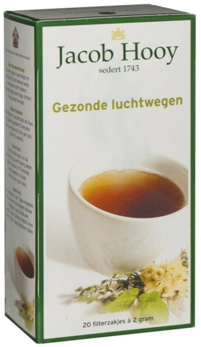 Jacob Hooy Thee Gezonde Luchtwegen 20 stuks