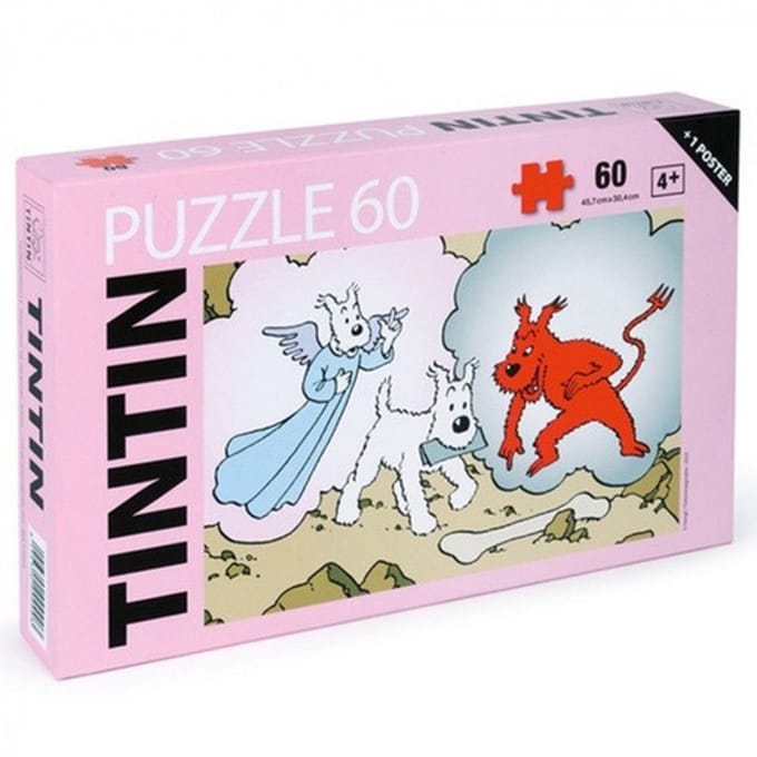 Kuifje Puzzel - 60 stukjes - tintinimaginatio