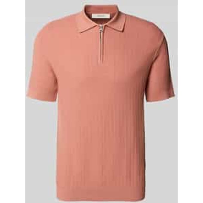 Regular fit poloshirt van puur biologisch katoen model 'CRAN'