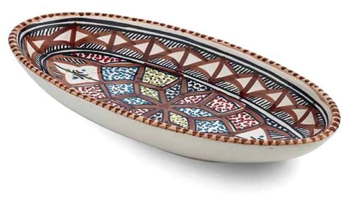 Dishes & Deco Marron Schaal - 28x15x15cm