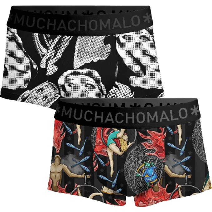 Muchachomalo Heren 2-pack trunks circus