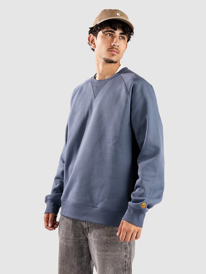 Carhartt WIP Chase Sweater blauw