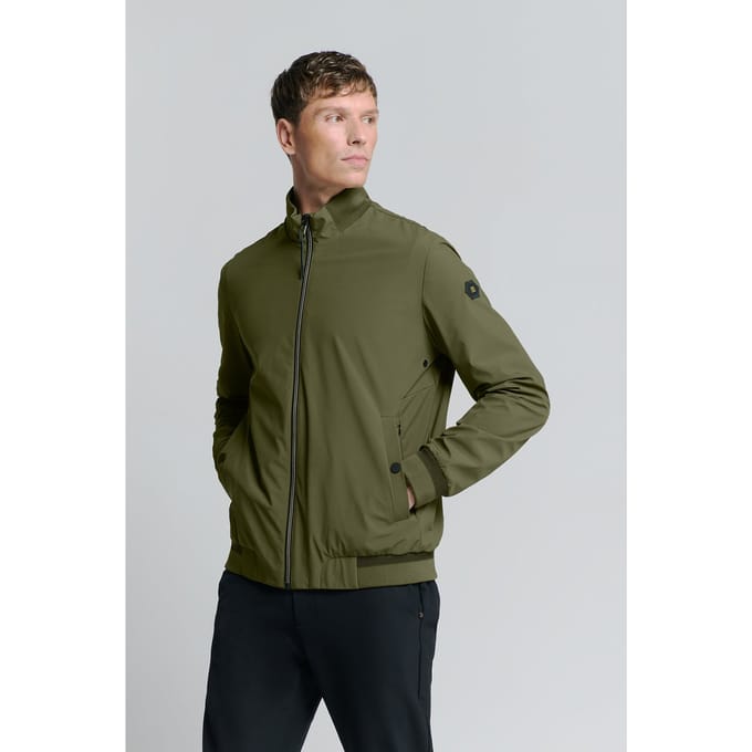 No Excess Jacket Short Fit Clean Soft Dark Moss Größe: S | Bomberjacken Outlet | Herren