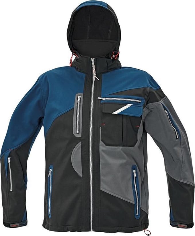 Assent softshell jack Symmons zwart L