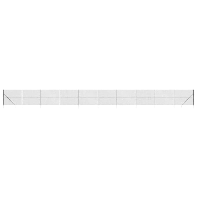 vidaXL - Gaashek - met - grondankers - 2x25 - m - antracietkleurig