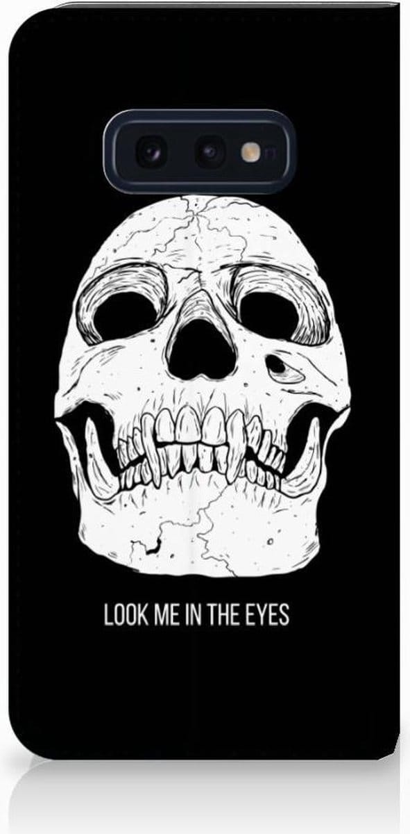Mobiel BookCase Samsung Galaxy S10e Skull Eyes