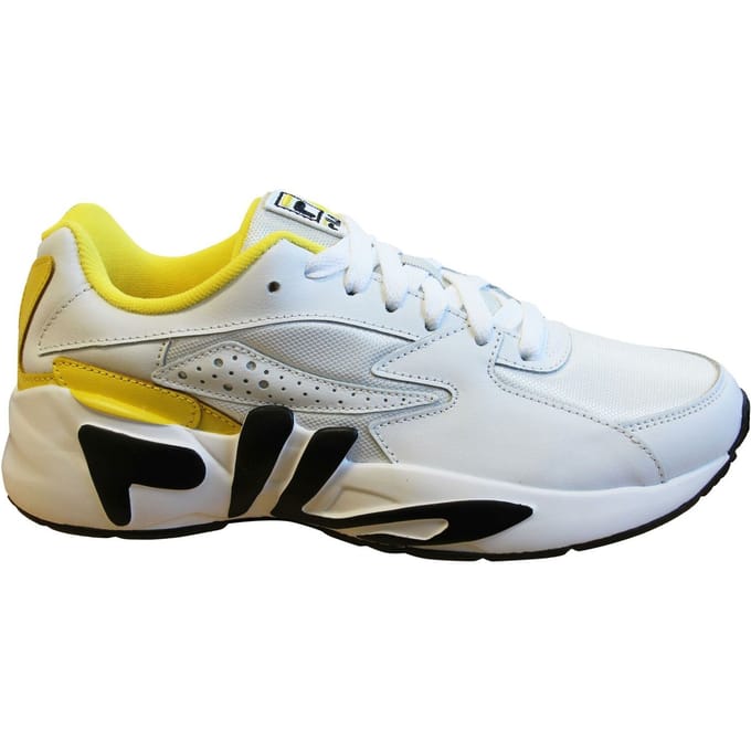Fila Mindblower Heren Wit/Geel Trainers