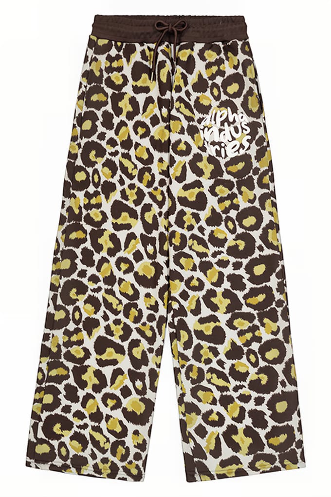 Alpha Industries Logo Jogger Camo Olive Leo Camo Größe: S | Jogginghosen Outlet | Damen | Grün