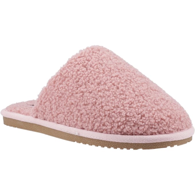 Hush Puppies Joanna Textiel Dames Roze Slippers