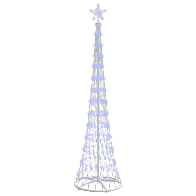 vidaXL - LED - kerstboom - Blauw - 250 - cm - Metaal