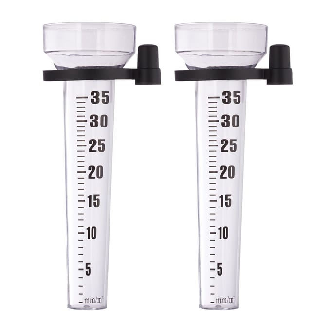 20x regenmeter - set - neerslagmeter - in tuin - kunststof - regen meter