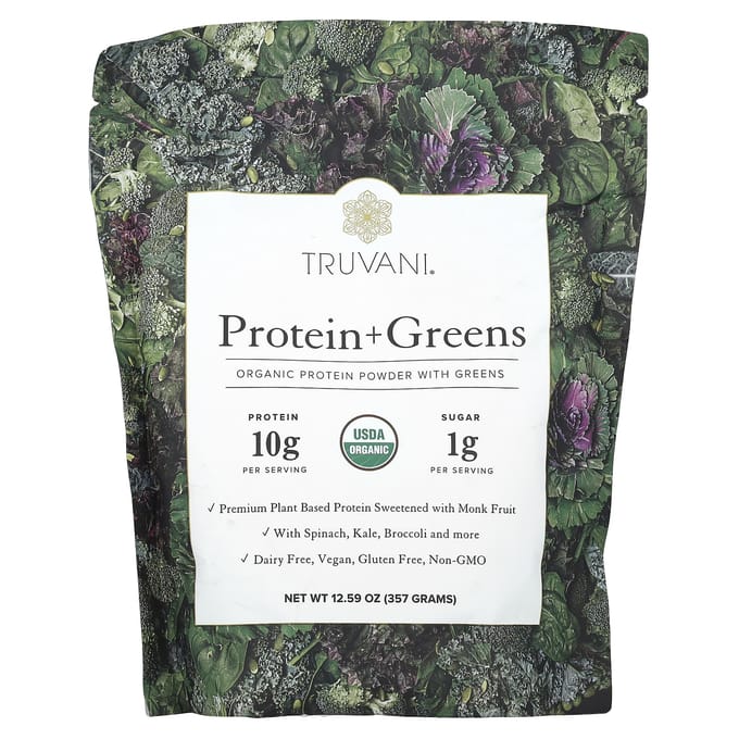 Truvani, Protéine + Légumes verts, 12,59 oz (357 g)