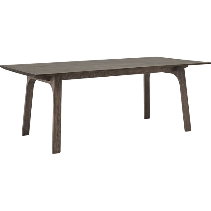 Muuto Earnest uitschuifbare tafel - dark oiled oak - 205 x 100 cm